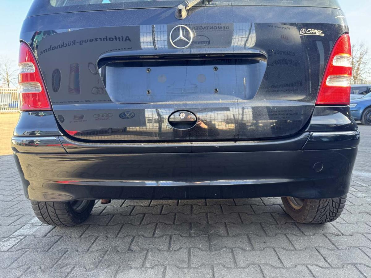 Mercedes A Klasse W169 original Sto&szlig;stange Stossf&auml;nger hinten 696 Nachtschwarz Bj.2001